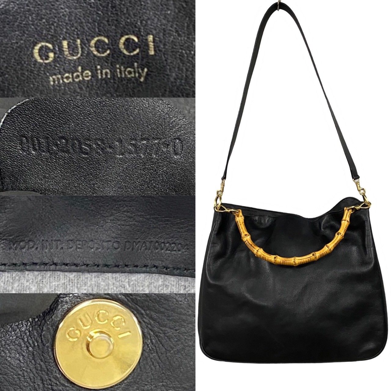 極 美品 GUCCI グッチ オールドグッチ ヴィンテージ バンブー