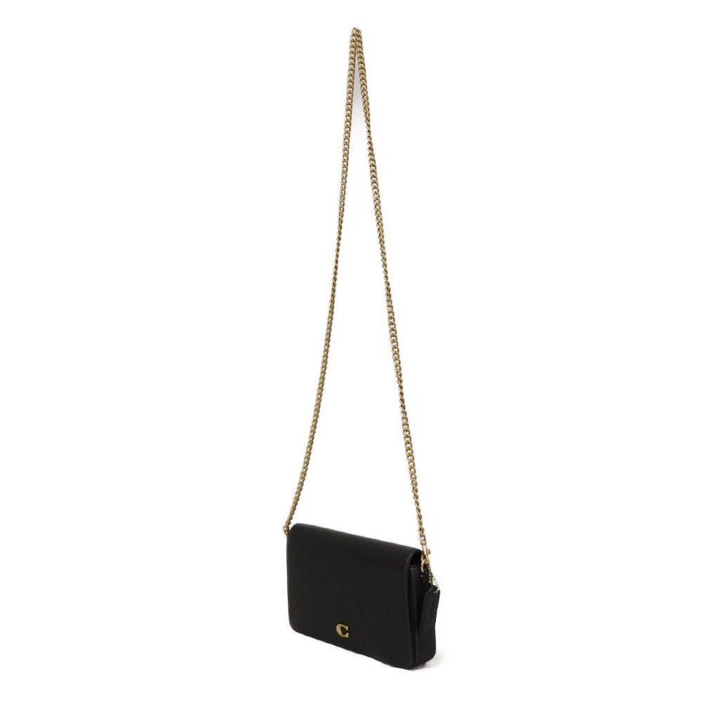 COACH 　Cロゴ　クロスボディバック　ブラック COACH コーチ ミラ クロスボディ バッグ 現行 Cマーク Cロゴ