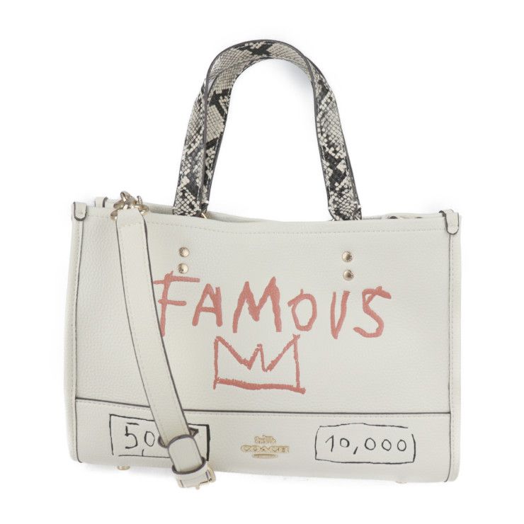 COACH コーチ トートバッグ C5660 レザー パイソン型押しレザー 