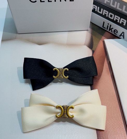 CELINE ブラック リボン ヘアアクセサリー CELINE（セリーヌ） ヘア