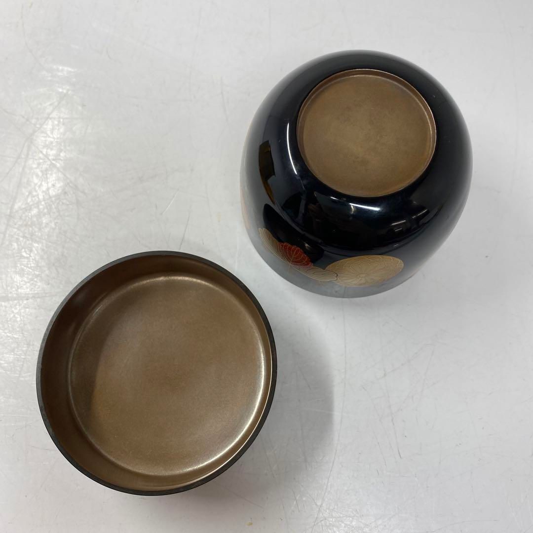 お買い得 塗師 辻石斎 内銀溜 棗 トヒチ 東さ5-0901 2F