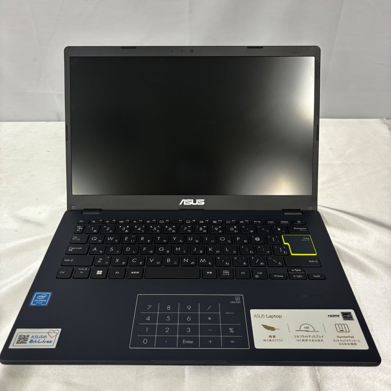 ASUS ノートパソコン L410MA 14インチ ブラック／軽量・薄型／初心者