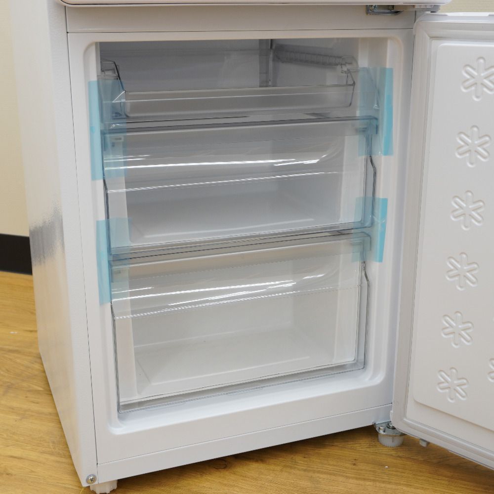 Haier (ハイアール) 冷蔵庫 148L 2ドア JR-NF148DK(W) ホワイト 2023年製 一人暮らし アウトレット品 未使用品 Haier ハイアール 冷蔵庫 148L 2ドア JR-NF148DK(W) ホワイト 2023年製