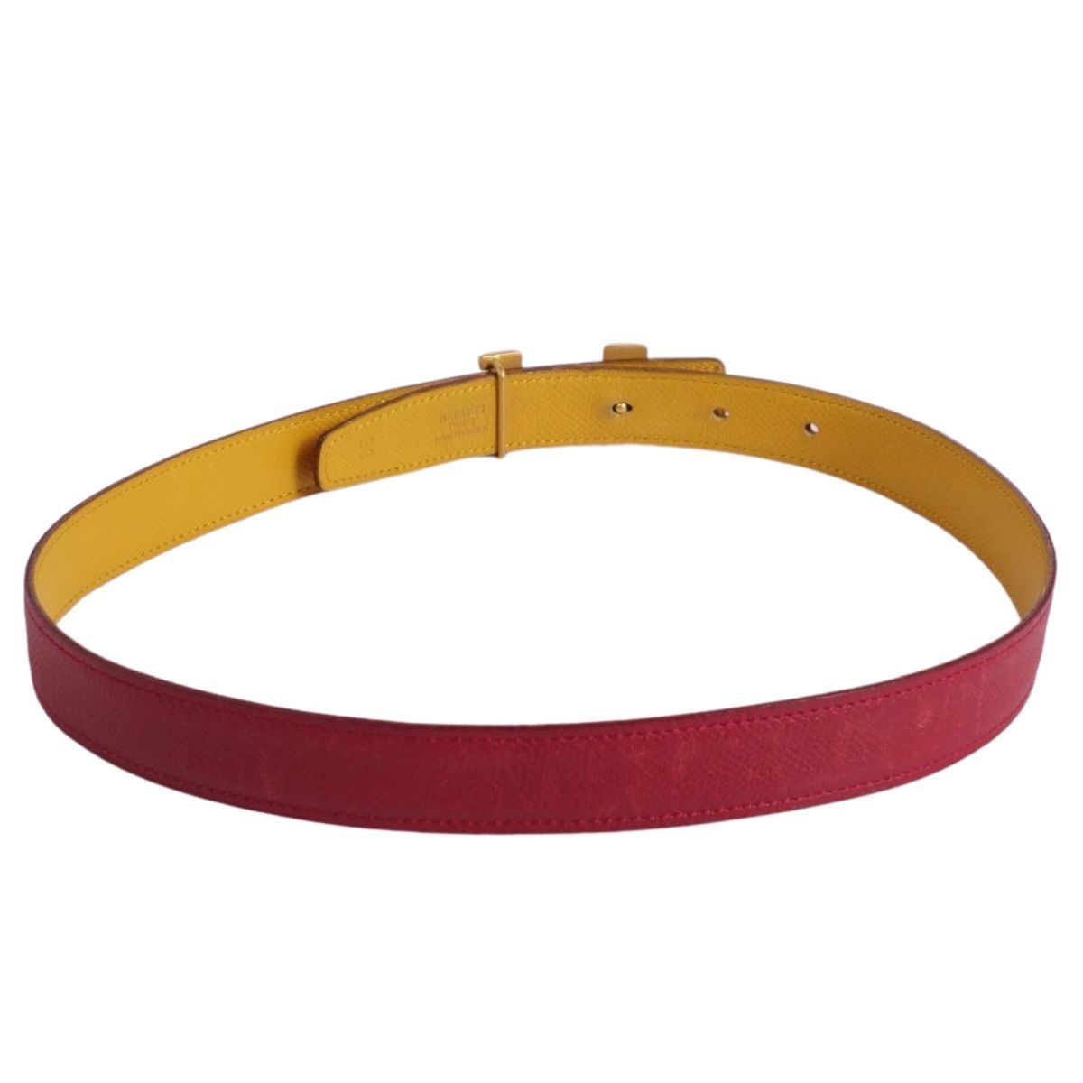 90s HERMES エルメス レザーベルト 1995年size70 Vintage エルメス HERMES 95年 ベルト レザーベルト リバースブ - メルカリ