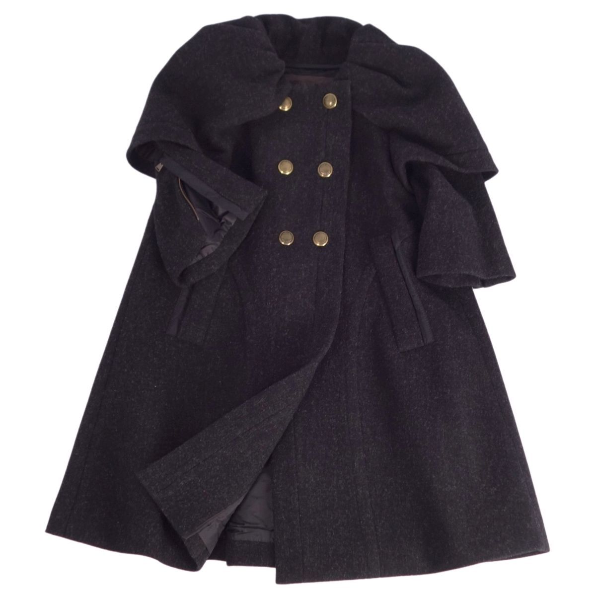 ルイヴィトン LOUIS VUITTON コート ロングコート ウール ア