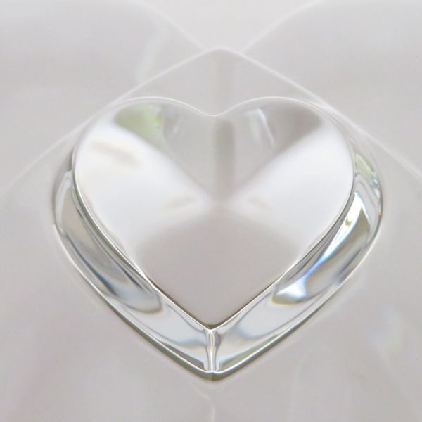バカラ 置物 ○ ハートオブラブ 3重ハート クリア 透明 ペーパー