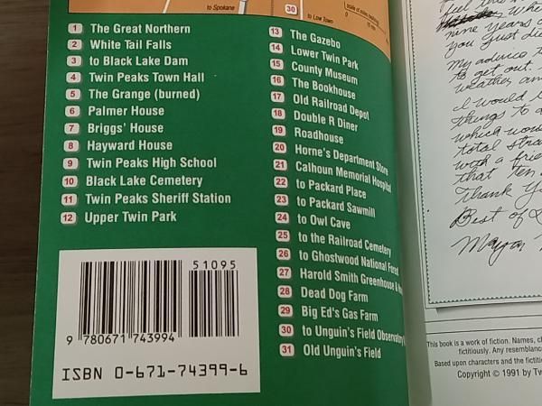 洋書】WELCOME TO TWIN PEAKS ACCESS GUIDE to the TOWN - メルカリ