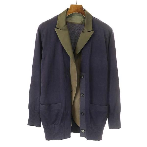 sacaiサカイ21SSSuitingxKnitCardiganスーチングニット