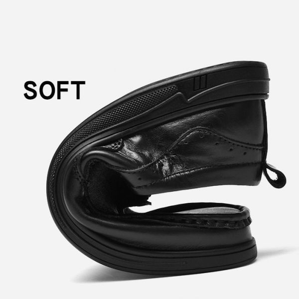 軽量メンズ 本革 牛革 革靴 ビジネスシューズ メンズ 通気性 クッション性 丈夫 歩きやすい ローファーxtz 0063