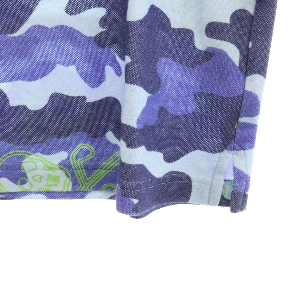 MARK&LONA (マークアンドロナ) Skull Camo S/S Polo スカル