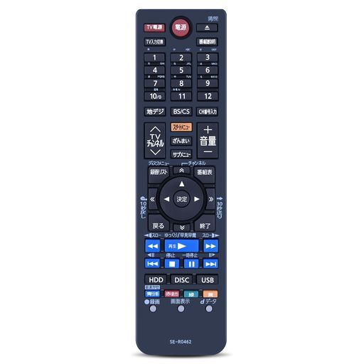 ブルーレイレコーダーリモコンSE-R0462forTOSHIBA東芝ブルーレイ