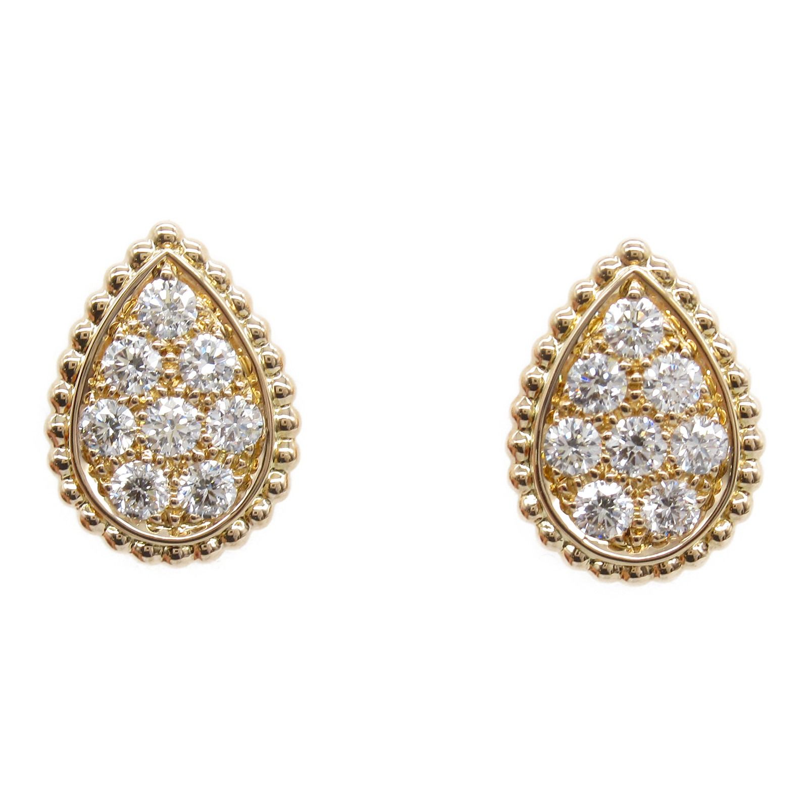 ブシュロン　セルパンボエム　ピアス　K18YG　ダイヤ　ピアス 楽天市場】Boucheron ブシュロン K18YG X ダイヤモンド セルパン