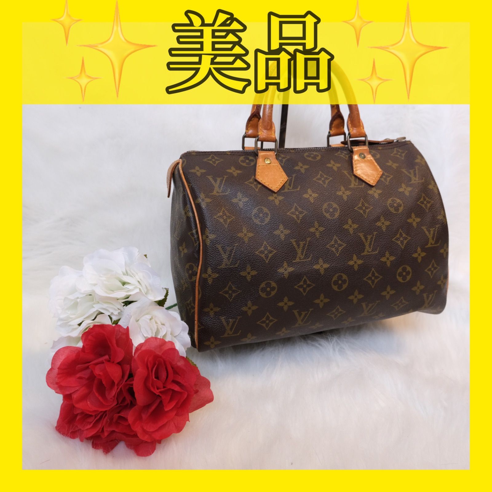 LOUIS VUITTON ヴィトン スピーディ30 モノグラム ハンドバッグ