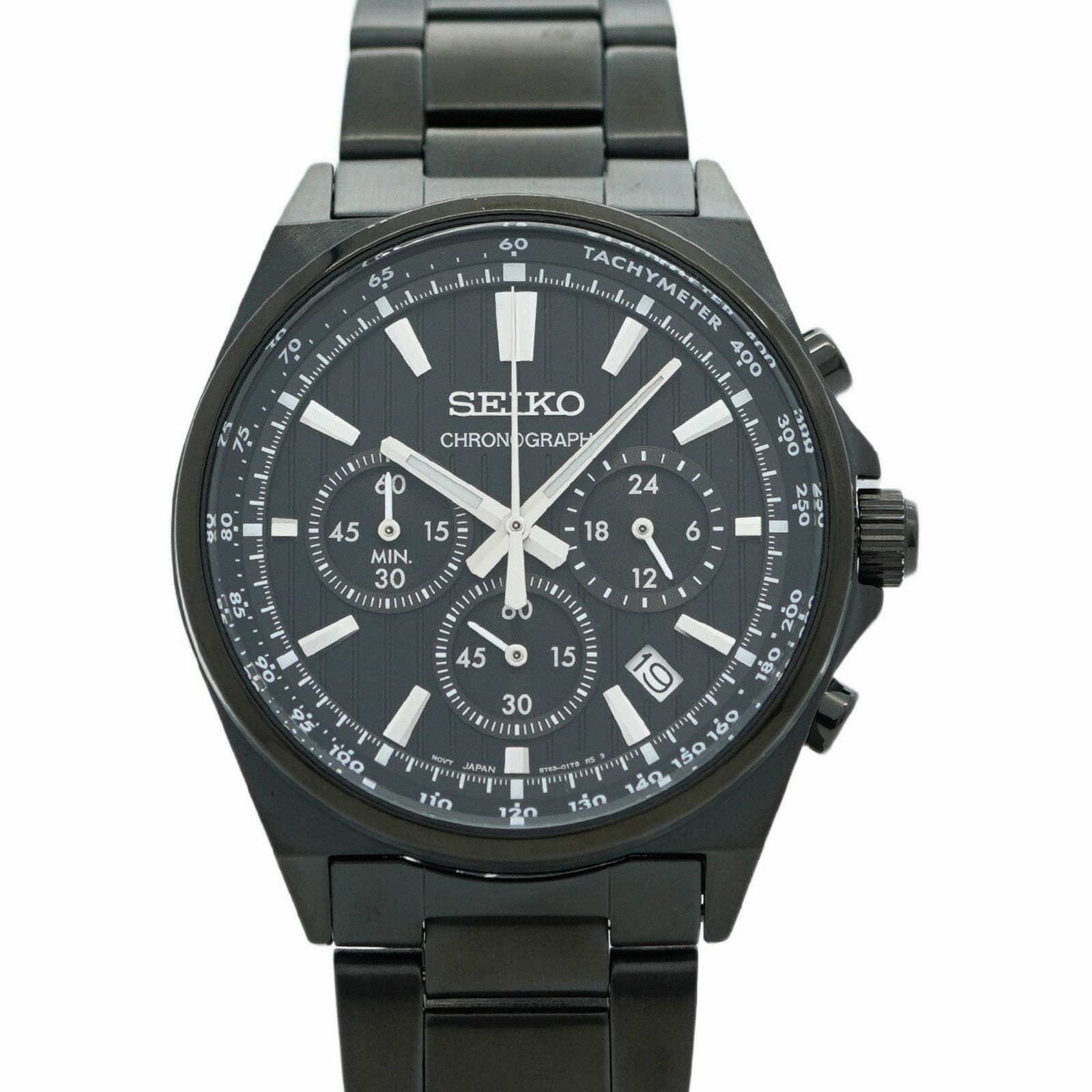 セイコーセレクション　Sシリーズ　8T63-01T0　ブラック セイコー セイコーコレクション Sシリーズ 8T63-01T0 黒文字盤腕時計