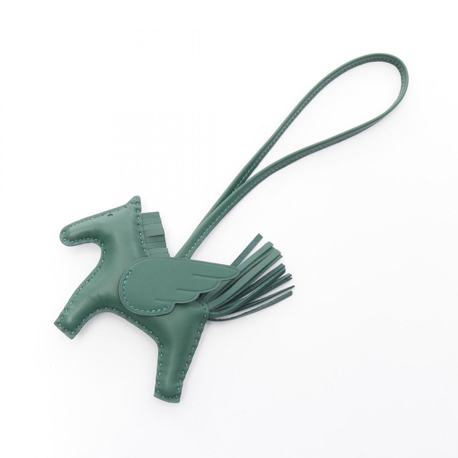 エルメス HERMES チャーム ロデオペガサスPM ヴェールモワイヤン カーフ 牛革 ロデオペガサスPM ヴェールモワイヤン レディース