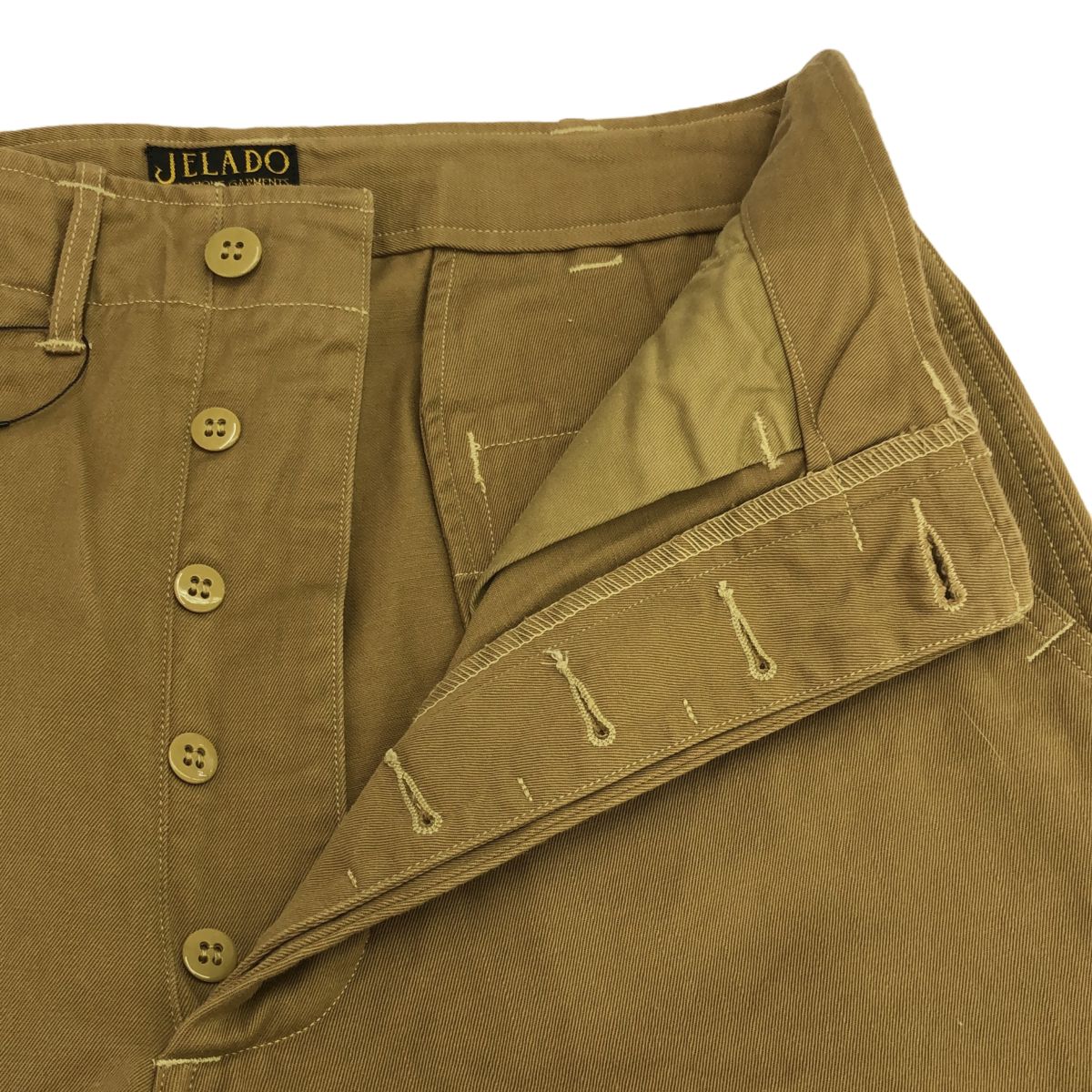 JELADO ジェラード 41 Khaki Lastresort Chino Cloth チノ