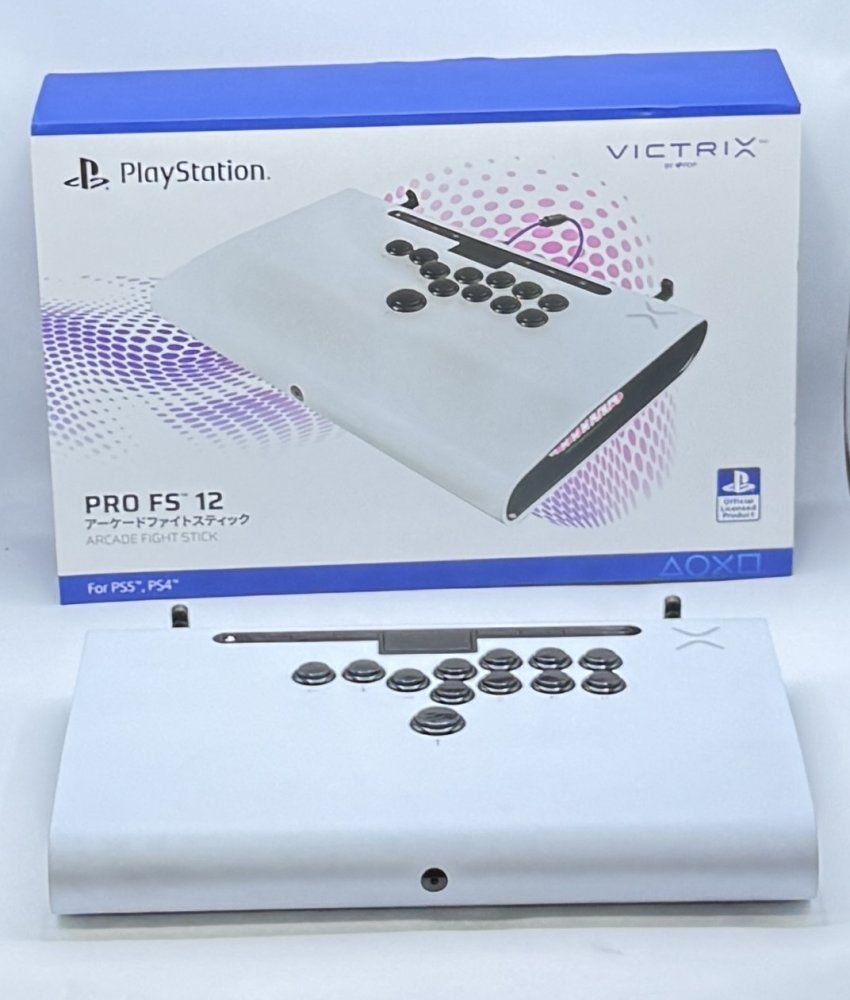 PDP Victrix Pro FS-12 レバーレス アケコン ホワイト Victrix Pro FS 12 レバーレス アーケードコントローラー PDP