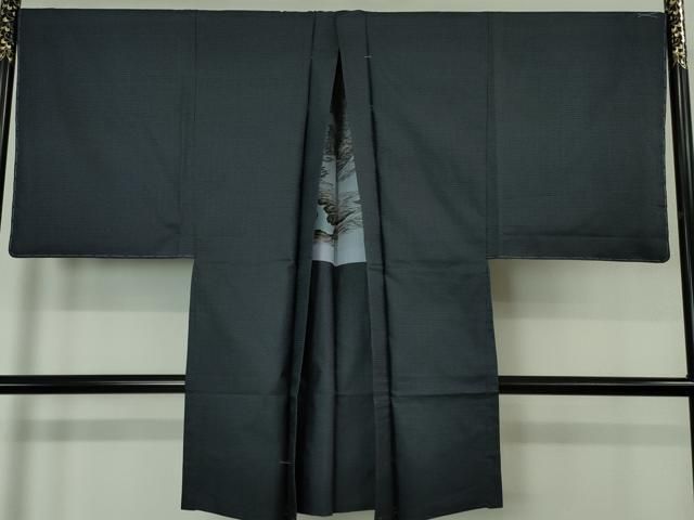 平和屋本店■極上　男性　本場大島紬　アンサンブル　キングサイズ　長羽織　100亀甲　総詰め　逸品　未使用　DZAA6394kh5 平和屋本店□極上 男性 本場大島紬 アンサンブル キングサイズ 長羽織