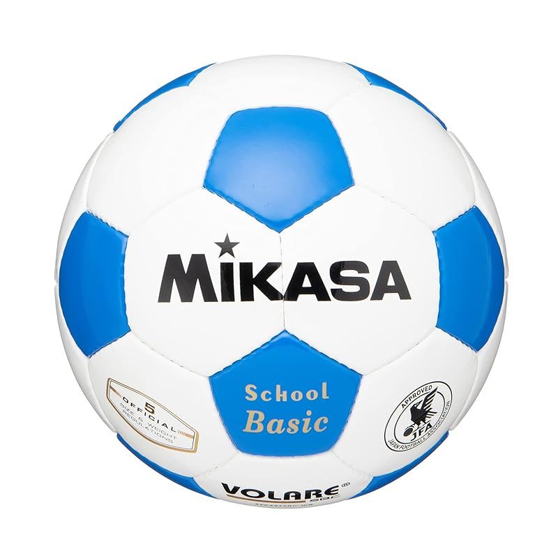 ミカサ(MIKASA) サッカーボール 5号 日本サッカー協会 検定球 (一般・大学・高生・中学生用) ホワイト/ブルー 手縫いボール SVC502SBC-WB 推奨内圧0.8(kgf/?)