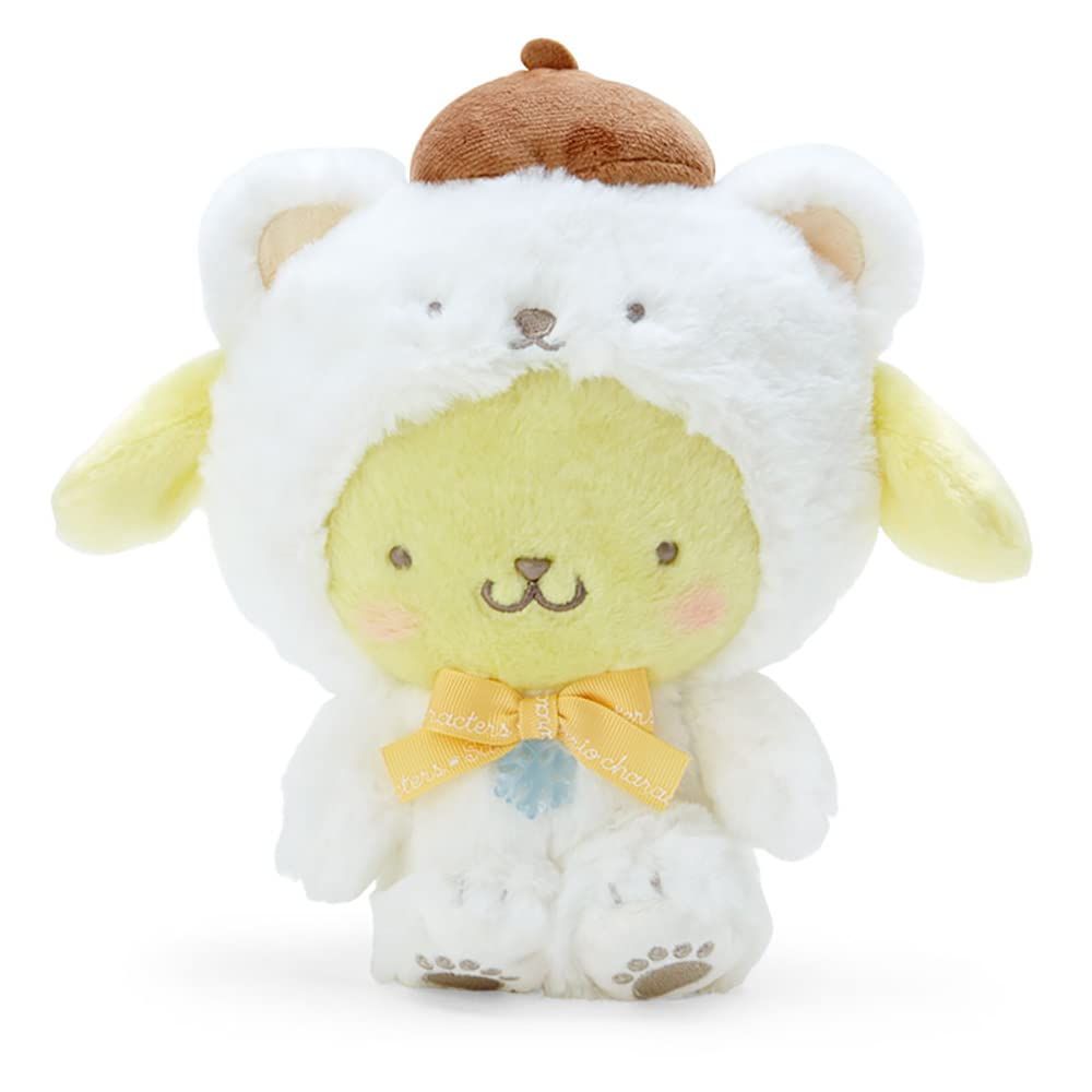 サンリオ(SANRIO) サンリオ ぬいぐるみ ポムポムプリン プリン POMPOMPURIN ふわふわスノーデザインシリーズ キャラクター 21.5×12×23cm 539155 SANRIO [ポムポムプリン]
