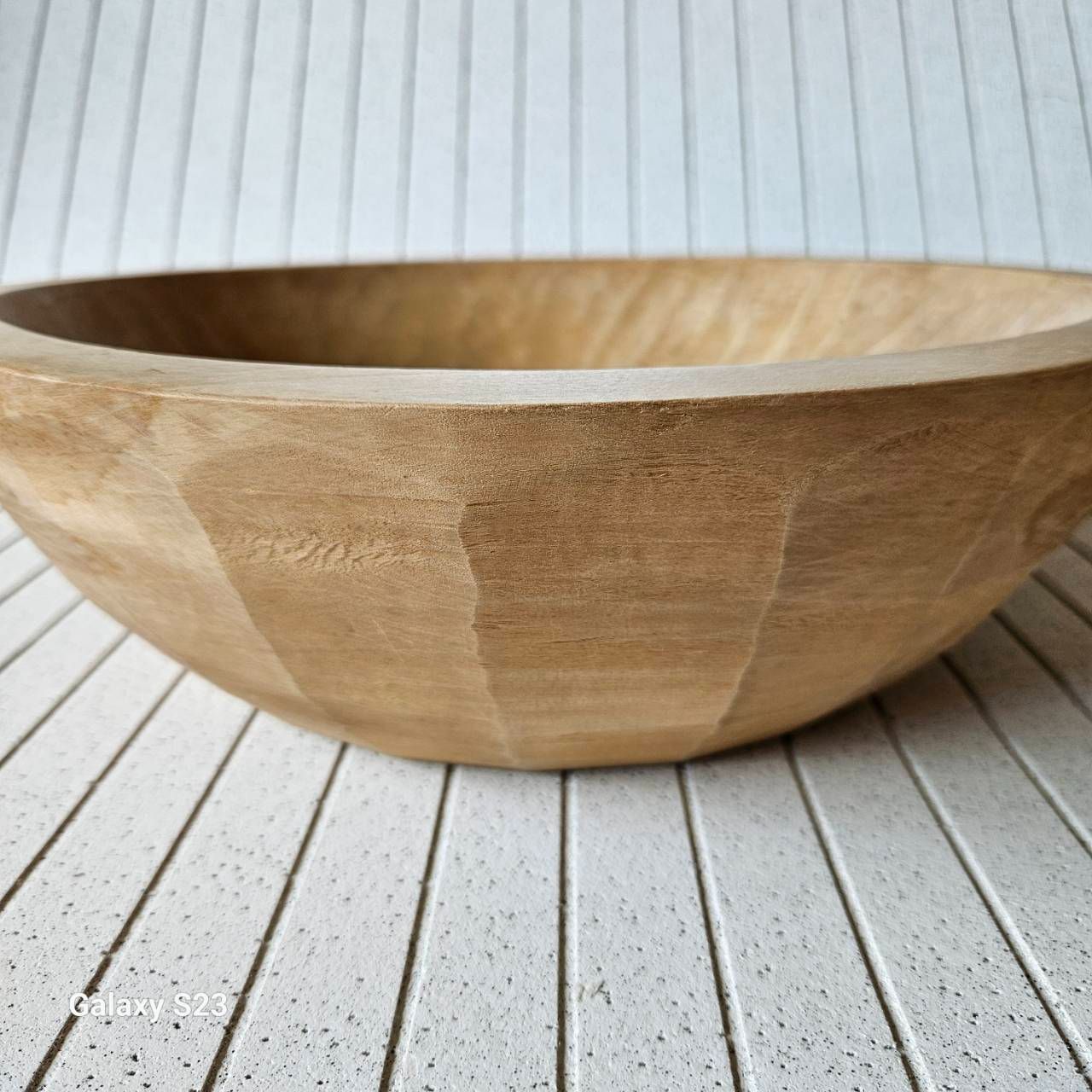 栃の木 くり抜き 蕎麦用こね鉢 未使用品 トチノキ 捏鉢 こね鉢 栃材