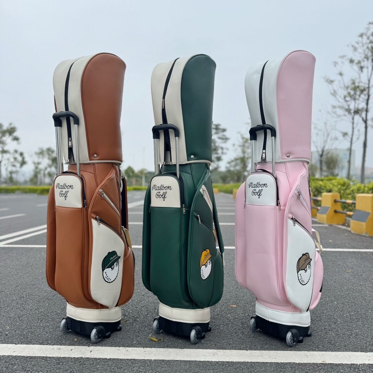 MALBON GOLF ゴルフバッグ キャスター付 キャディバッグ【CF234