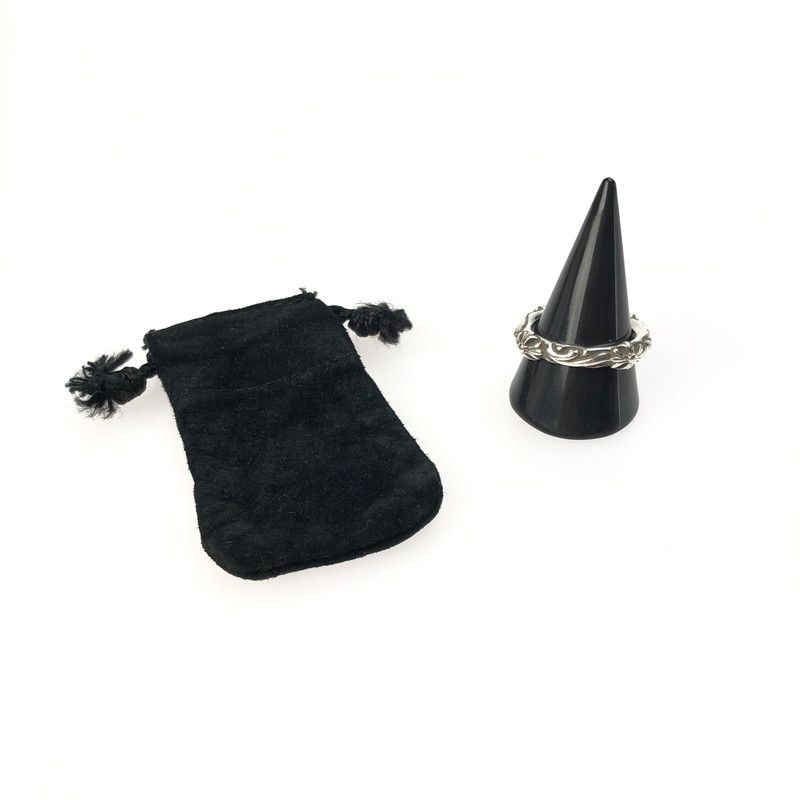 メンズ CHROME HEARTS クロムハーツ SBT BAND RING SBT バンド リング シルバー 指輪 アクセサリー 190-250307-yk-17-TAG