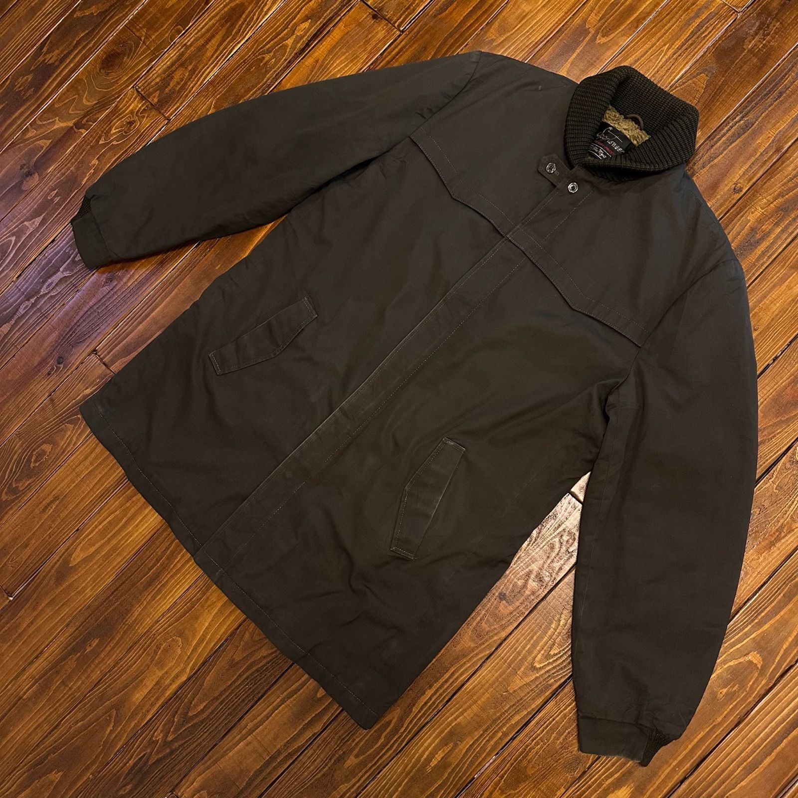 SEARS PERMA-PRESTシアーズ】裏ボアミリタリーコート - メルカリ