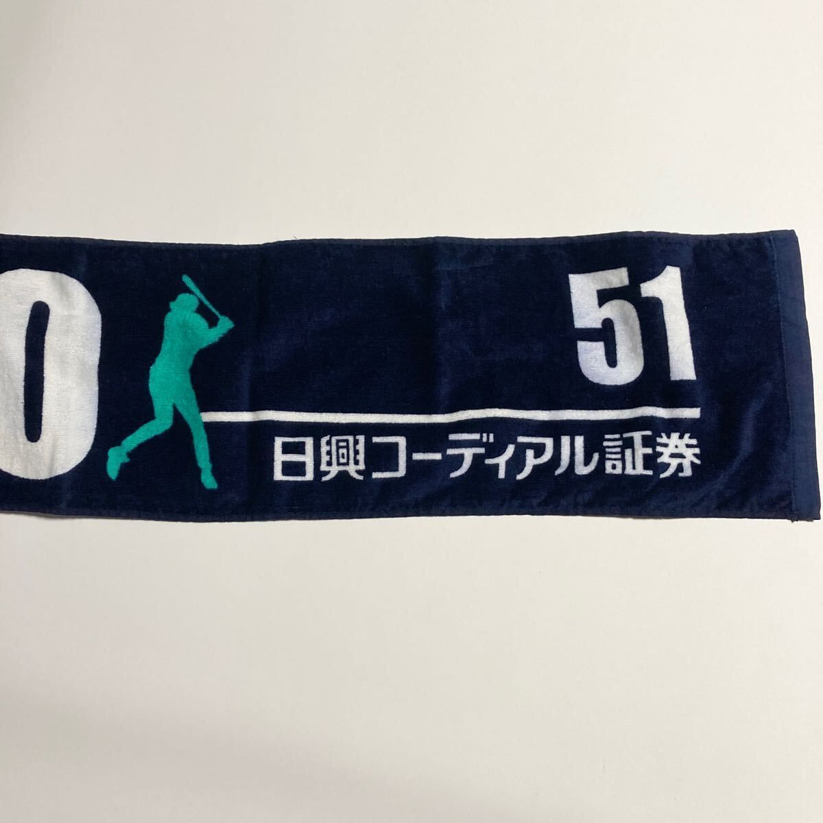 洗濯済み ☆ イチロー シルエット 51 スポーツタオル コットン タオル