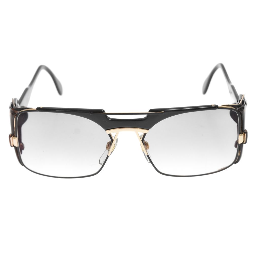 CAZAL カザール 四面 ティアドロップ サングラス アイウェア ブラック 963 CAZAL - CAZAL カザール 四面 ティアドロップ サングラス アイウェア