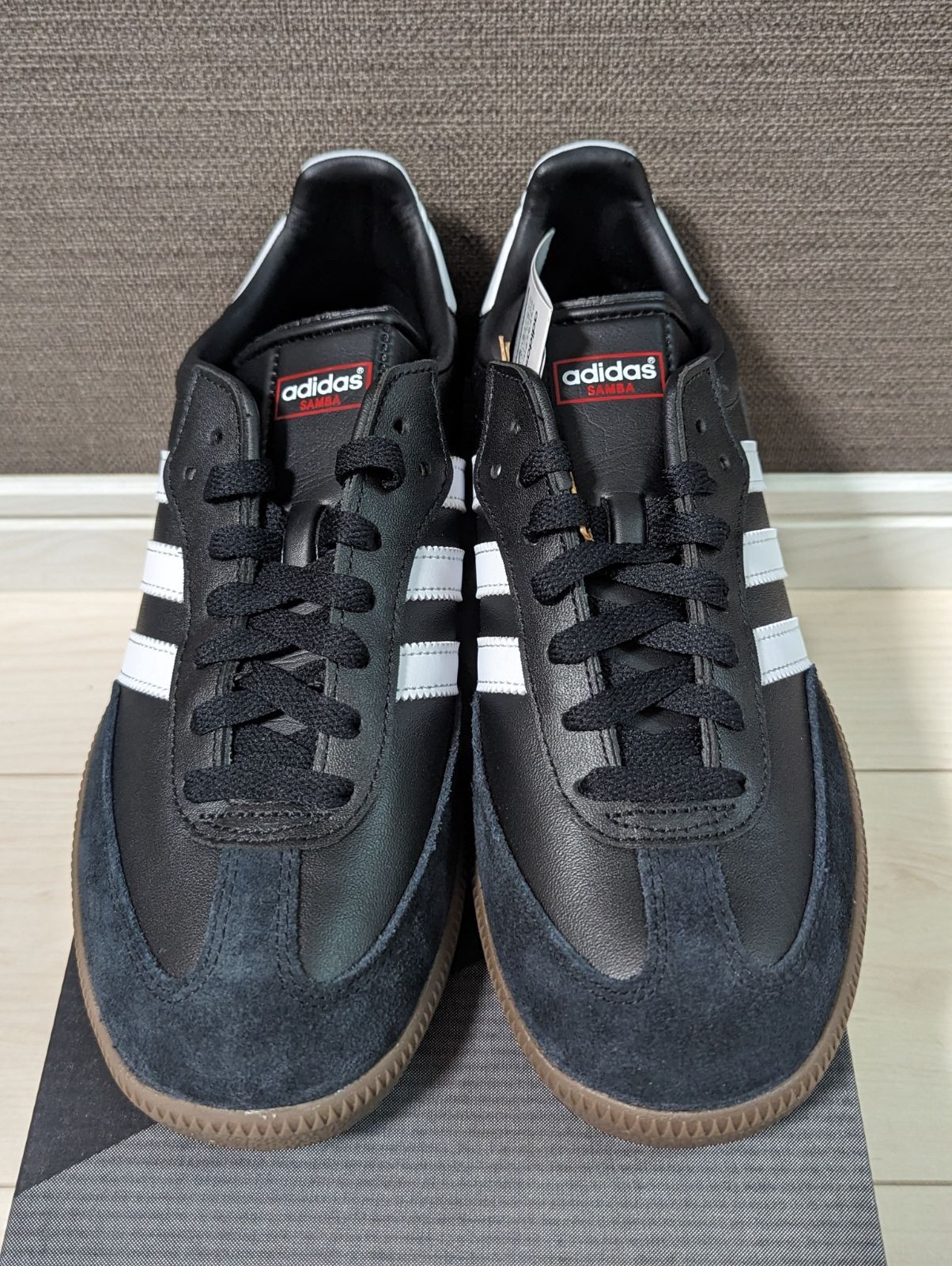 28.0cm 送料無料 新品未使用 adidas Samba Leather Core Black