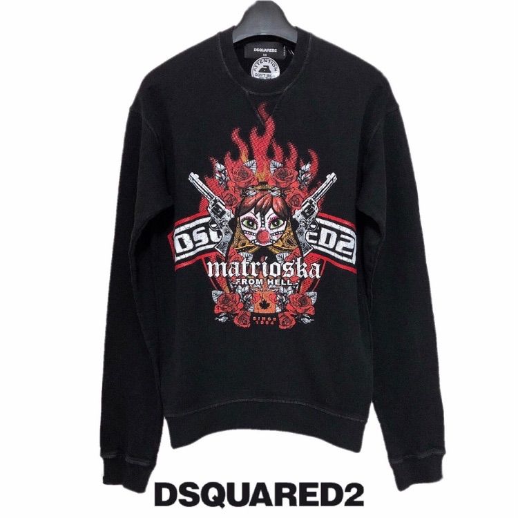 新品】確実正規品 DSQUARED2 ディースクエアード トップス トレーナー  