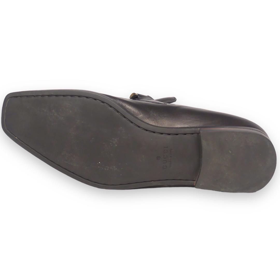 イタリア製 GUCCI グッチ ローファー 41 本革 26 黒 HH9575 - メルカリ