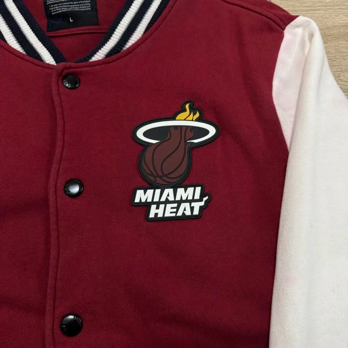 マイアミヒート NBA ブルゾン L ／ 100 NBA Miami ヒートスタジャン