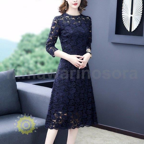 パーティードレス結婚式同窓会服装ワンピース30代40代50代フォーマルドレス披露宴お呼ばれフォーマル親族大きいサイズ女性上品