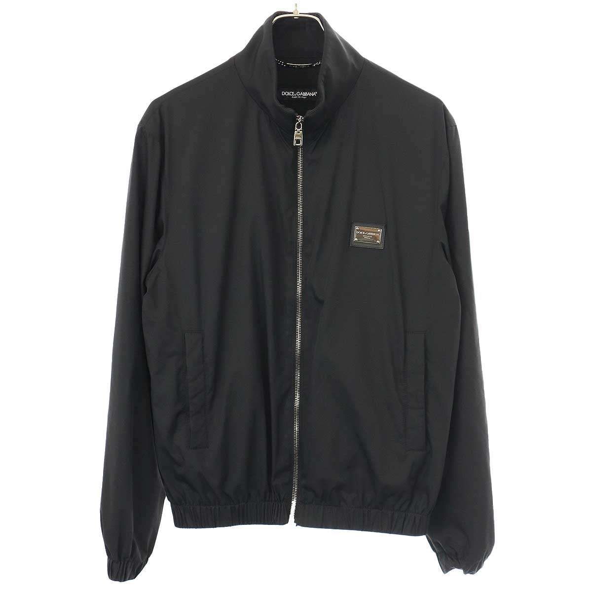 DOLCE＆GABBANA ブラック ショート丈 ブルゾン ナイロンジャケット