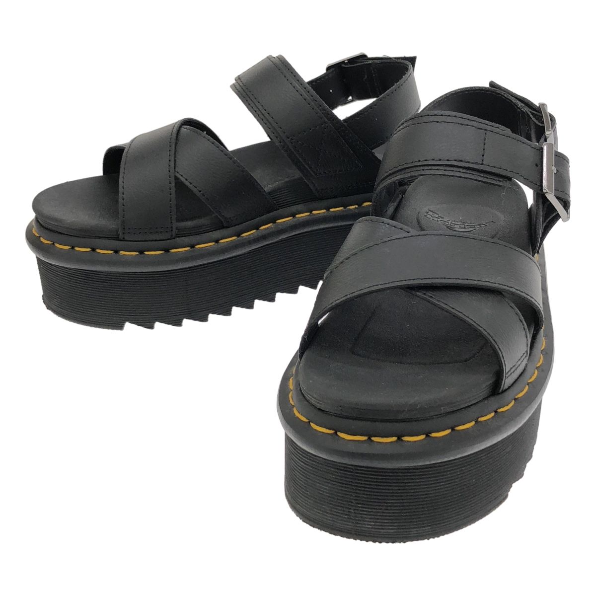 Dr. Martens ブラック クロスストラップサンダル 国内配送☆Dr.Martens☆ZANE クロス ストラップ 残りわずか (Dr