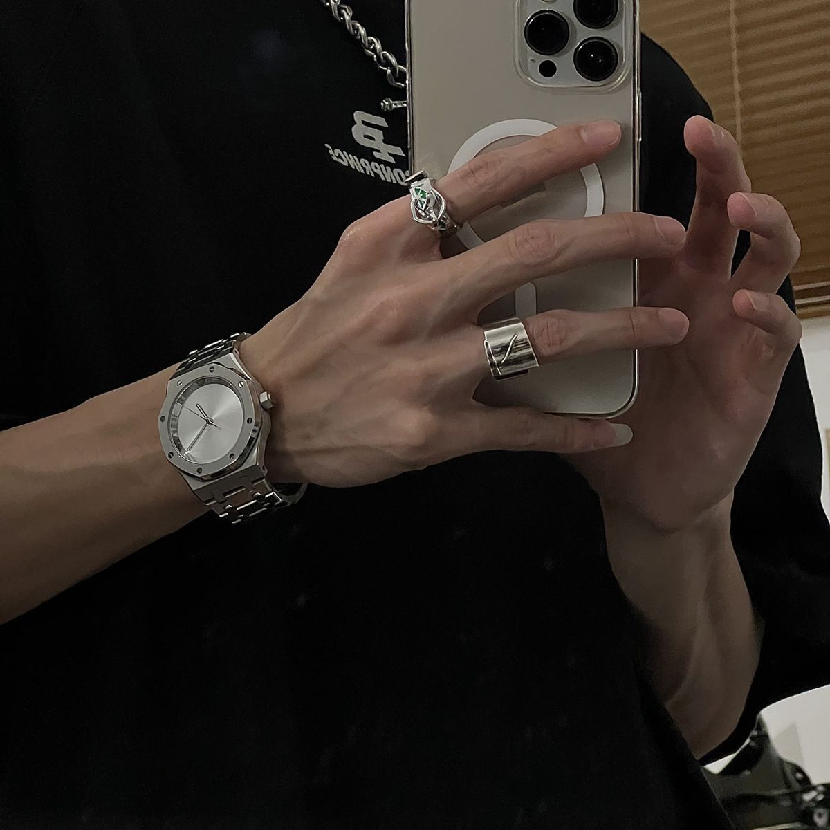 時計 Time less steel watch ap y2k mode style Amazon.co.jp: Time less steel watch ap y2k mode style