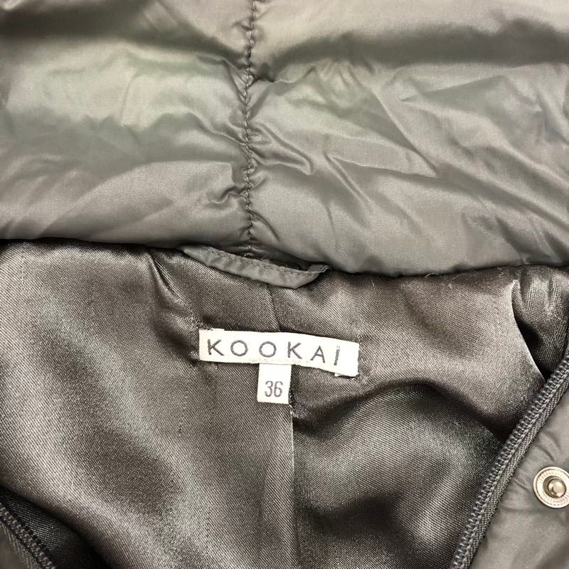 クーカイ KOOKAI ブルゾン 中綿コート スタンドカラー ショート丈 