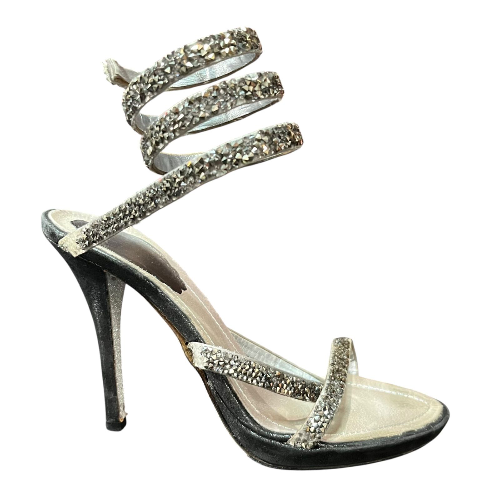 Rene Caovilla⁄レネカオヴィラ サンダル 36⁄22.5cm相当⁄ブラウン系