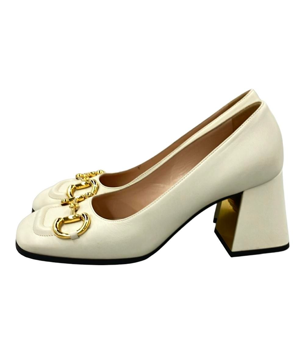 GUCCI グッチ パンプス チャンキーヒール 23cm 黒 GUCCI グッチ 23