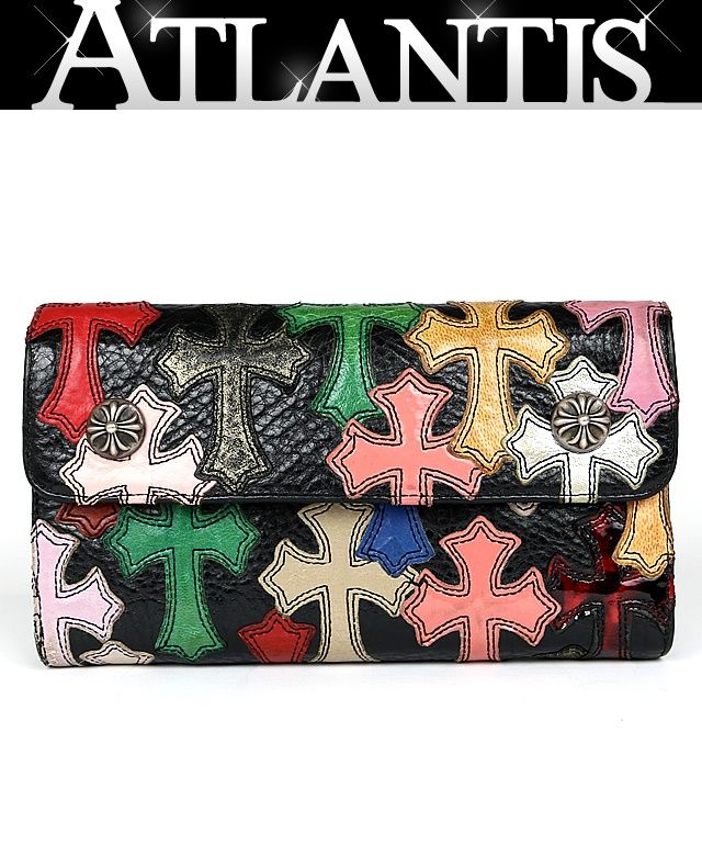 CHROME HEARTS 銀座店 クロムハーツ クロスボタン ウェーブウォレット
