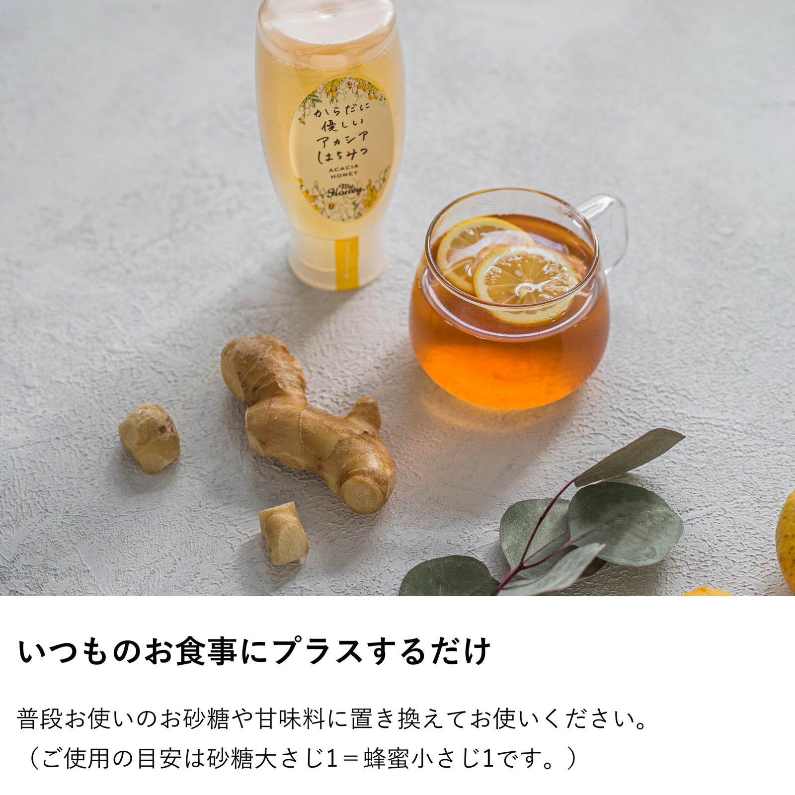 生はちみつ専門店 MY HONEY(マイハニー) アカシアハニー チューブボトル 500g&times;2本 希少 健康 美容 低GI値 ハンガリー産アカシアはちみつ100％使用 [アカシアハニー] [500g&times;2]
