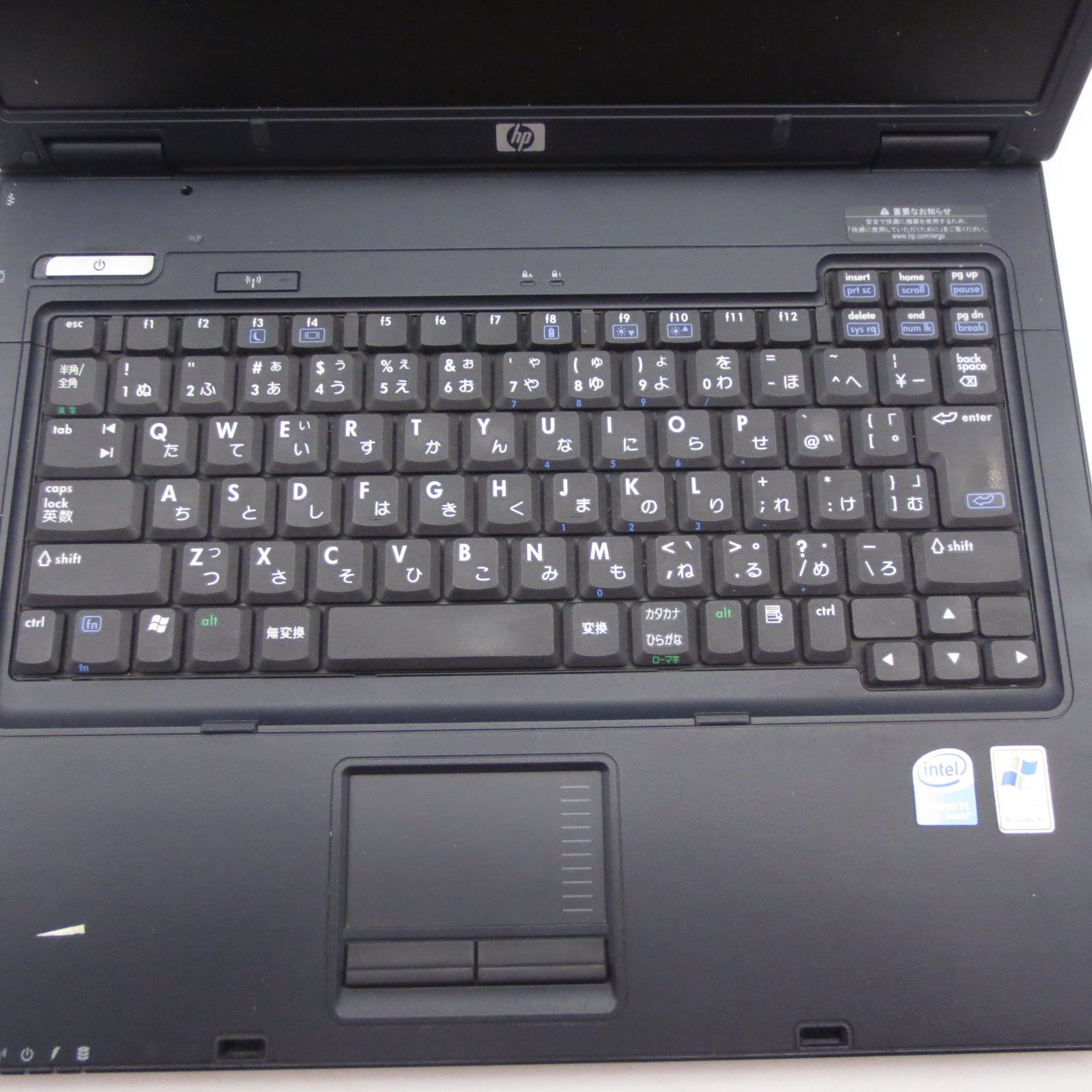 ジャンク】HP ノートパソコン Notebook PC Compaq nx6310