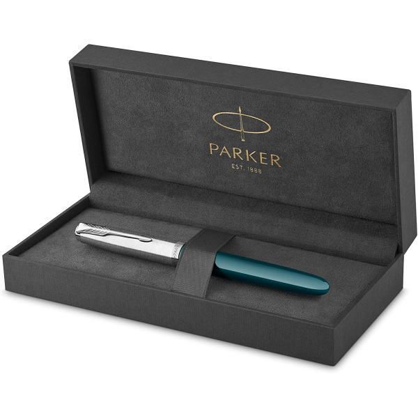 parker51 パーカー51 万年筆 ティールブルーCT フーデップニブ ペン先