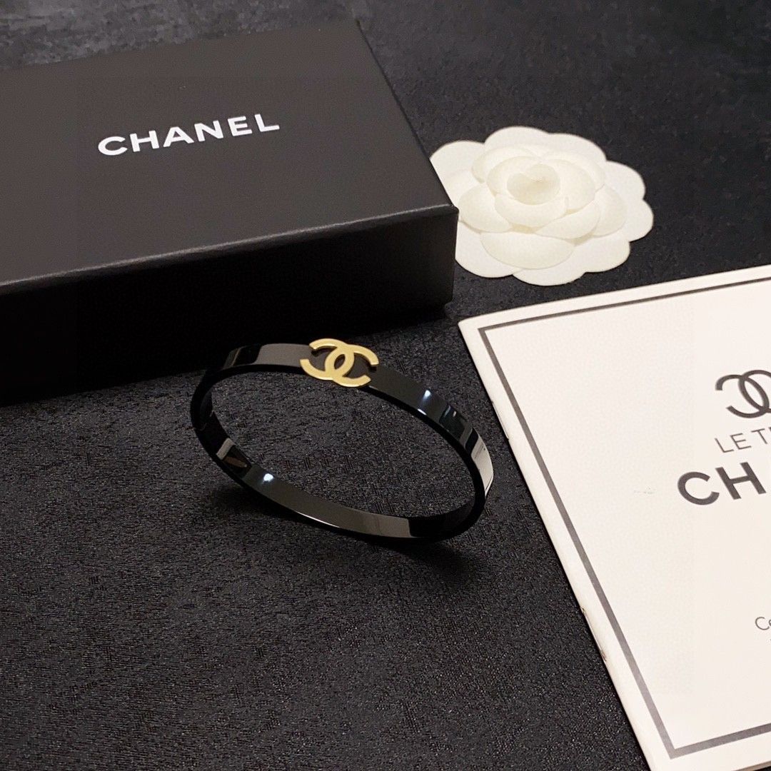 25A_毎回予約の即完売_CHANEL_バングル_ブレスレット_ブラック 25A_毎回予約の即完売_CHANEL_バングル_ブレスレット_ブラック