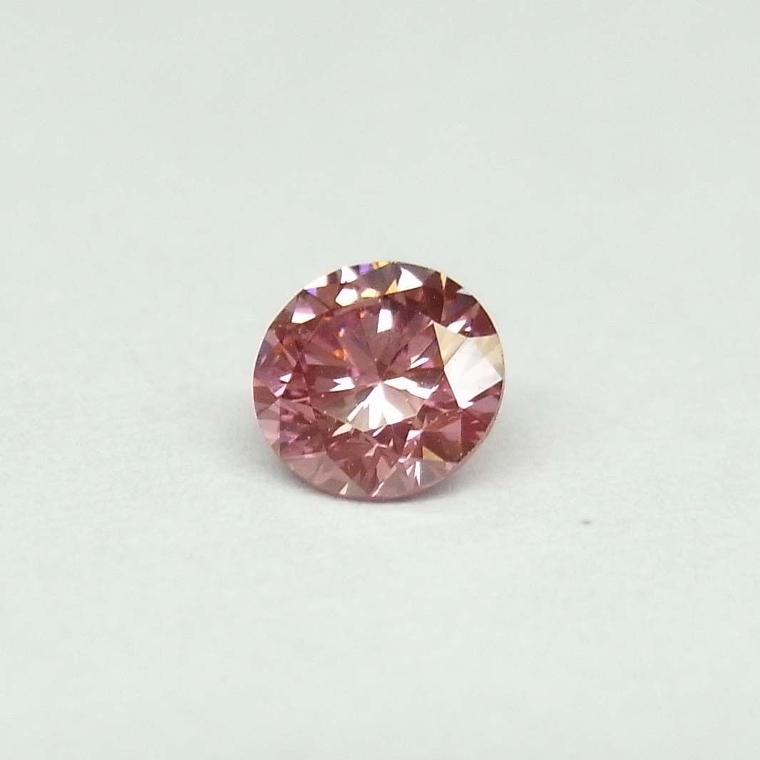 ピンクダイヤモンド 0.22ct SI1 ラボグロウンダイヤモンド ルース 鑑定書付き