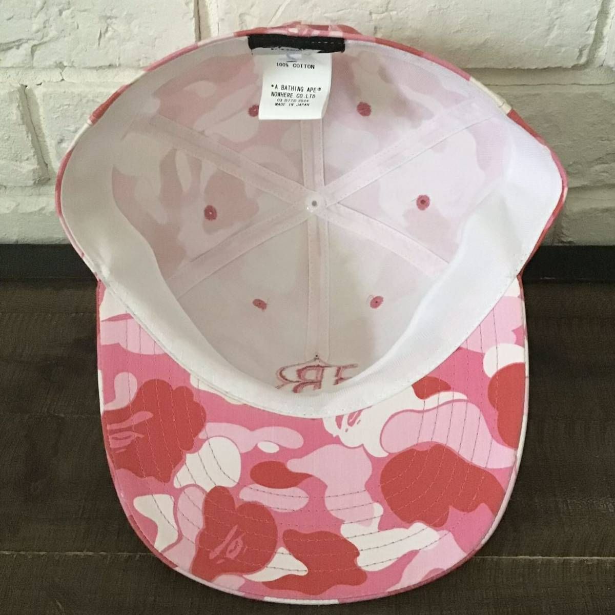 ABC camo pink キャップ a bathing ape BAPE ABCカモ ピンク hat cap 帽子 エイプ ベイプ  アベイシングエイプ 迷彩 NIGO