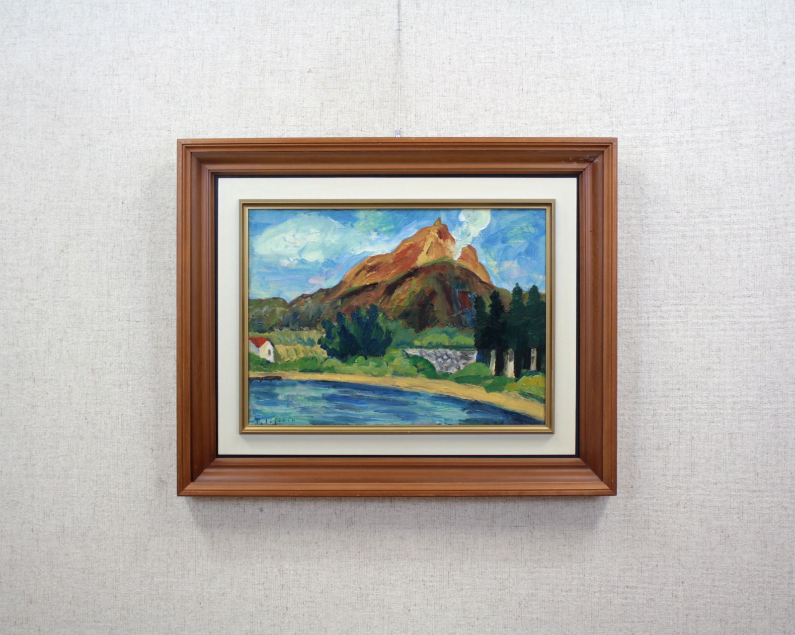飯島庸行『昭和新山』油彩画【真作保証】 絵画 飯島庸行『昭和新山』油彩画【真作保証】 絵画 - メルカリ