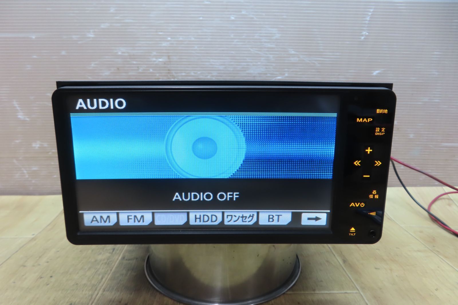 動作保証付☆F0091/TOYOTA トヨタ純正NHDT-W60G 08545-00T50 HDDナビ 2012年 TVワンセグ内蔵 Bluetooth内蔵  CD DVD再生OK 本体のみ - メルカリ